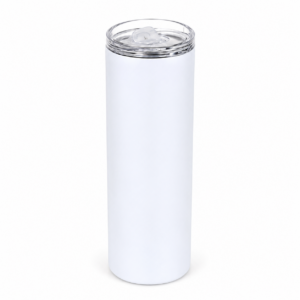 590 ml fehér szívószálas termosz palack